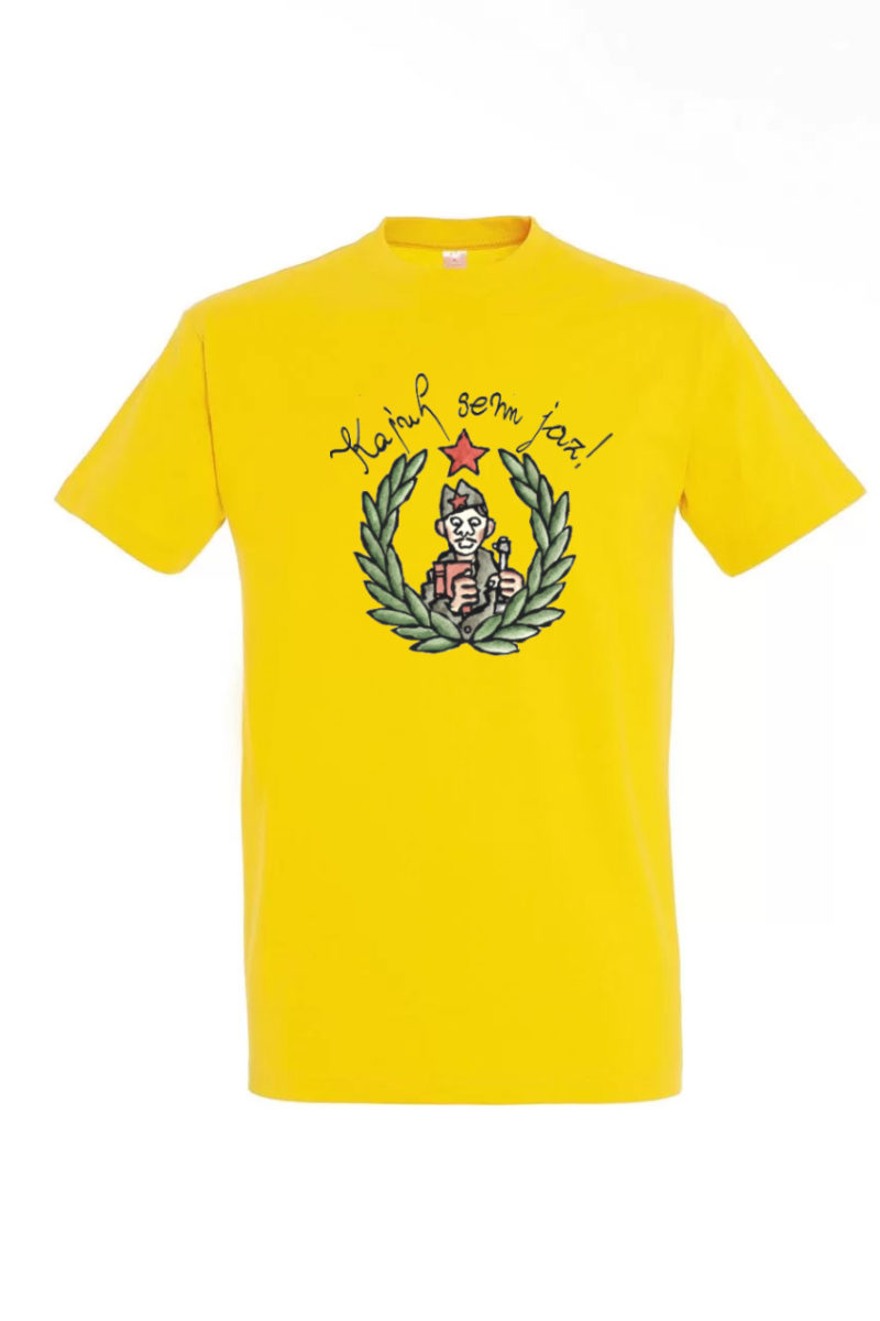 T-shirt "Kajuh sem jaz!" (GOLD - Limited edition) - Image 3